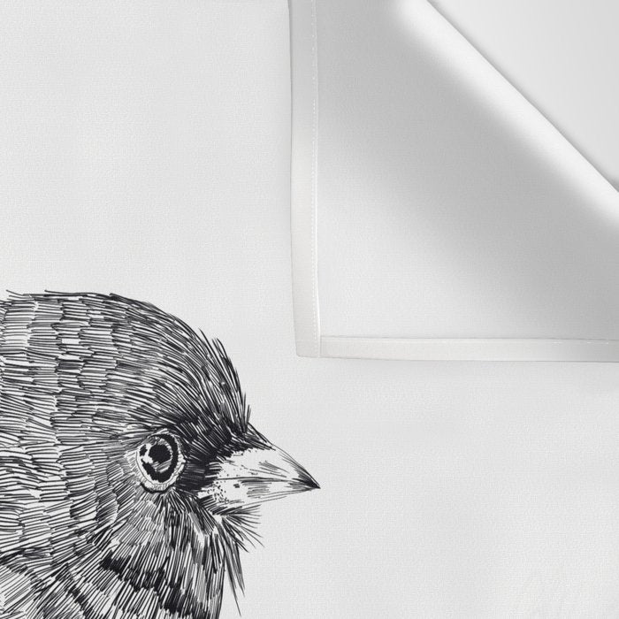 Vintage bird illustration  Wall Tapestry Gallery Image 3