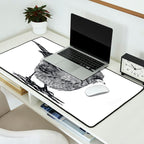 Vintage bird illustration  Desk Mat Gallery Image 2