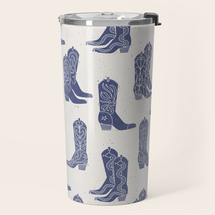 Cowboy Boots Travel Mug Gallery Image 2
