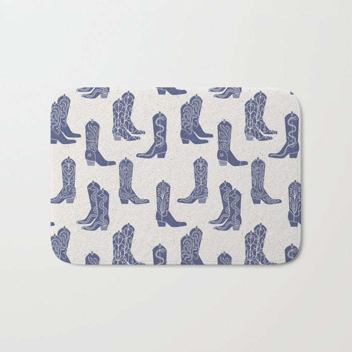Cowboy Boots Bath Mat Gallery Image 1