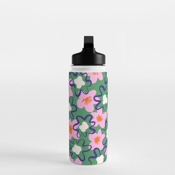 Bright Floral Water Bottle Gallery Image 3