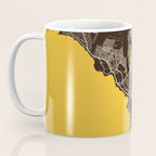 Dakar City Map of Senegal - Pastel Coffee Mug Gallery Image 3