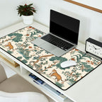 Tigers in Romantic Botanica Desk Mat Gallery Image 2