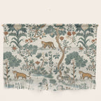 Tigers in Romantic Botanica Wall Hanging Gallery Image 1