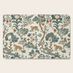 Tigers in Romantic Botanica Cutting Board Gallery Image 1