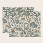 Tigers in Romantic Botanica Placemat Gallery Image 1