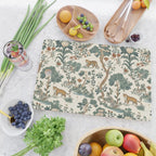 Tigers in Romantic Botanica Cutting Board Gallery Image 2