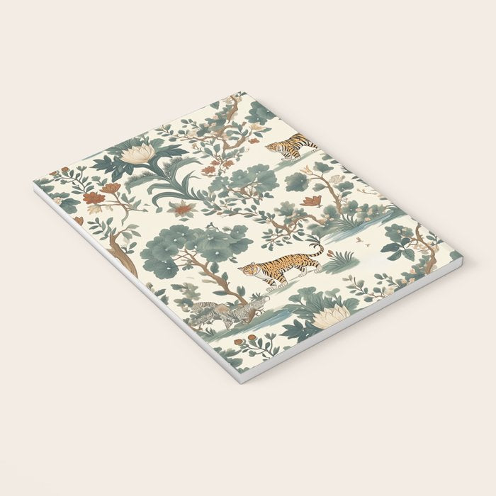 Tigers in Romantic Botanica Notebook Gallery Image 3