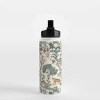 Tigers in Romantic Botanica Water Bottle Gallery Image 2