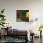  Edward Hopper - Night Hawks Wood Wall Art Gallery Image 2