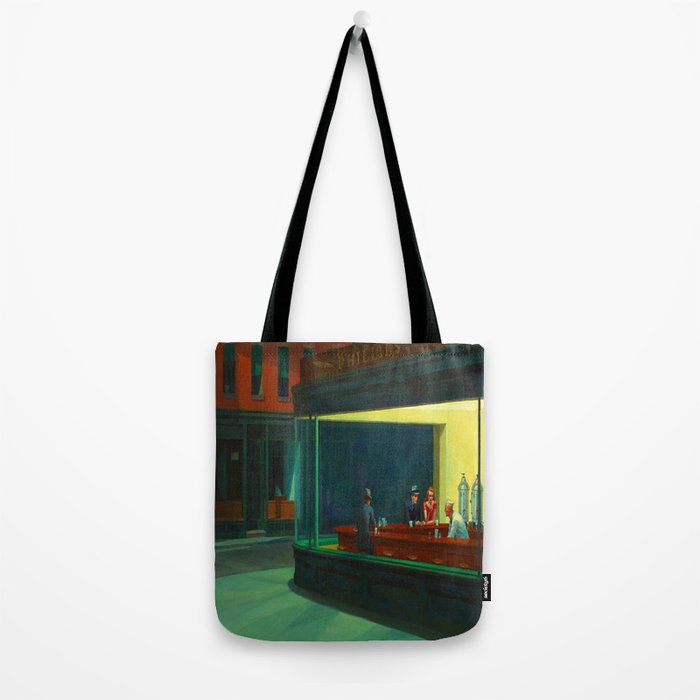  Edward Hopper - Night Hawks Tote Bag Gallery Image 2