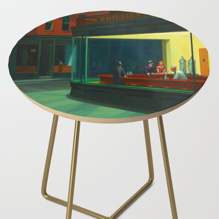  Edward Hopper - Night Hawks Side Table Gallery Image 2