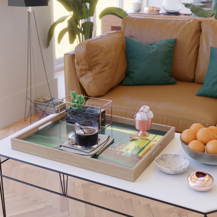  Edward Hopper - Night Hawks Serving Tray Gallery Image 2