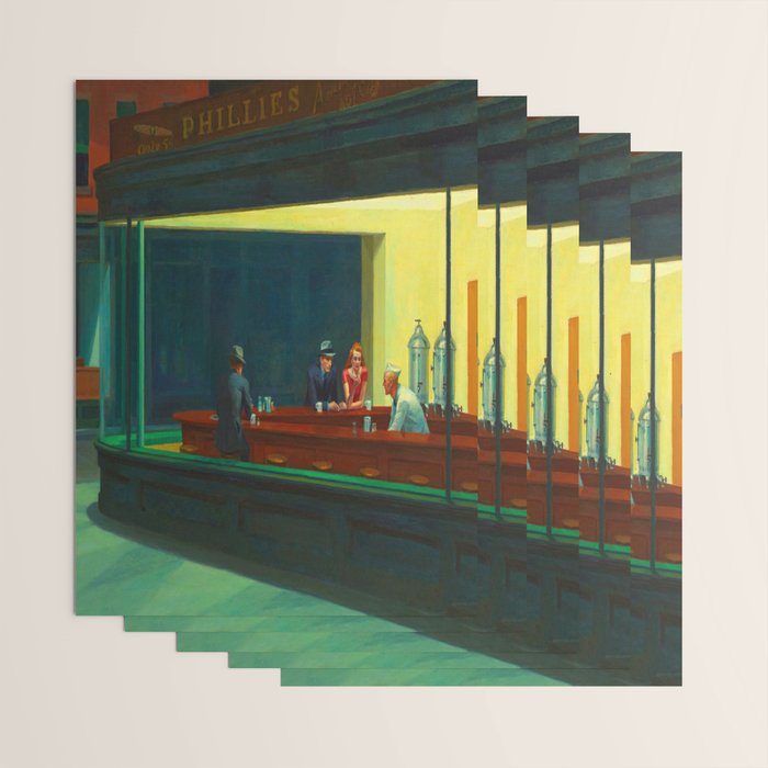  Edward Hopper - Night Hawks Wrapping Paper Gallery Image 3