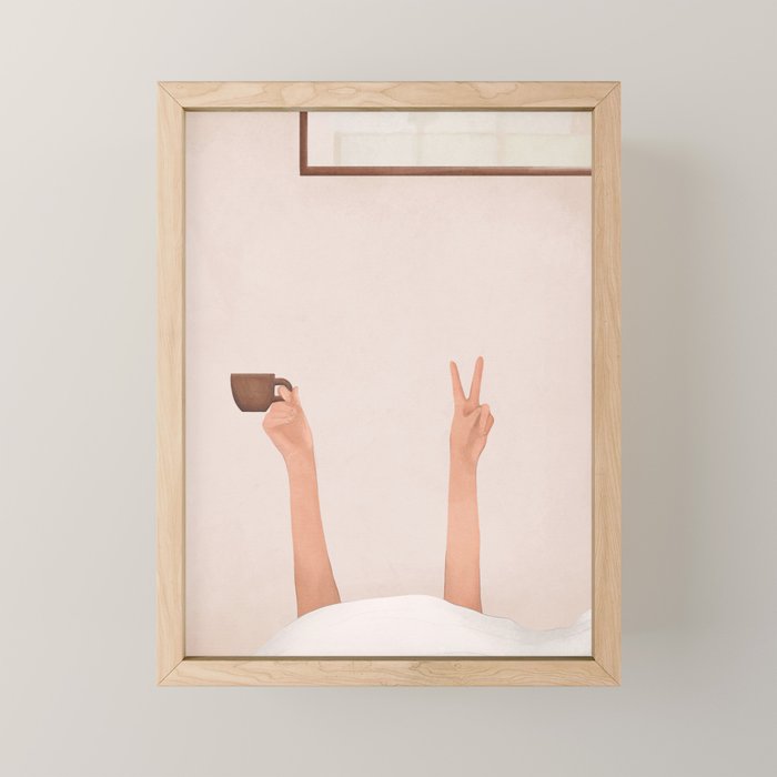 Good Peaceful Morning Mini Art Print