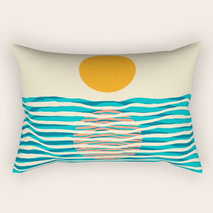 Ocean current Rectangular Pillow Gallery Image 1