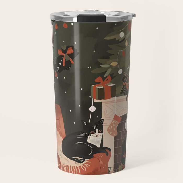 Warm and Festive Travel Mug Gallery Image 1