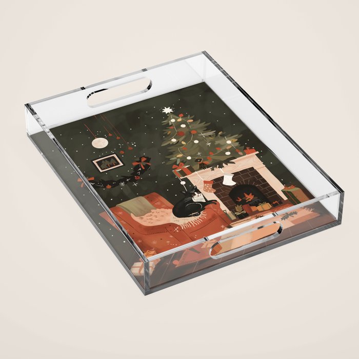 Warm and Festive Acrylic Tray Gallery Image 1