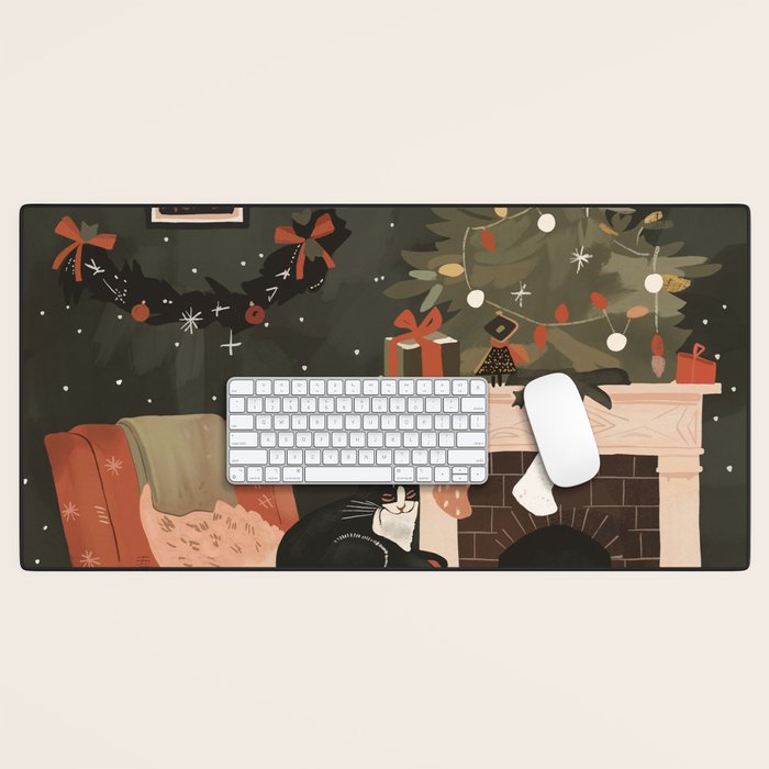 Warm and Festive Desk Mat Gallery Image 1