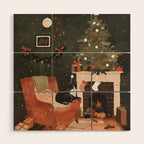 Warm and Festive Wood Wall Art Gallery Image 1