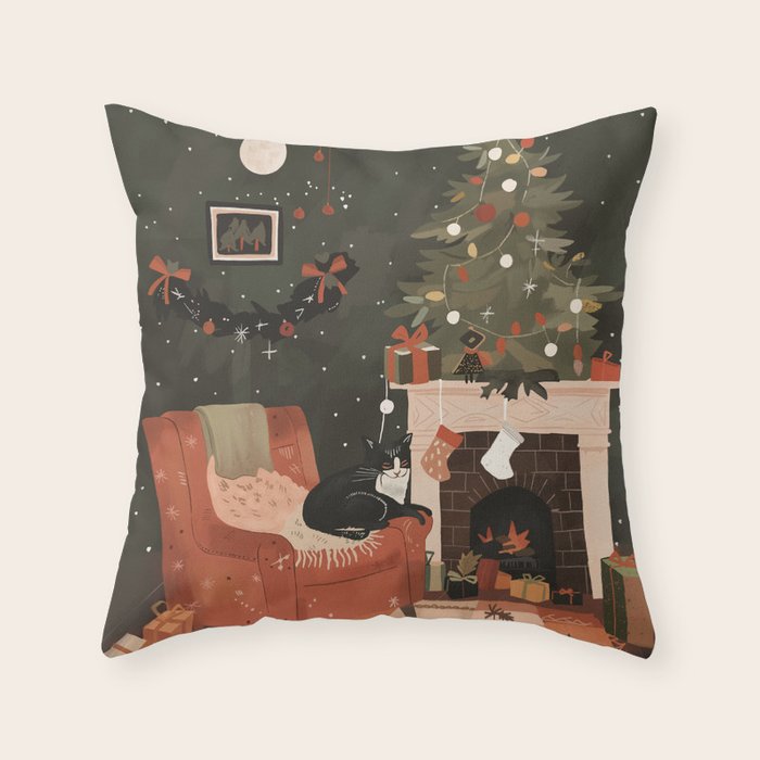 Warm and Festive Throw Pillow Gallery Image 6