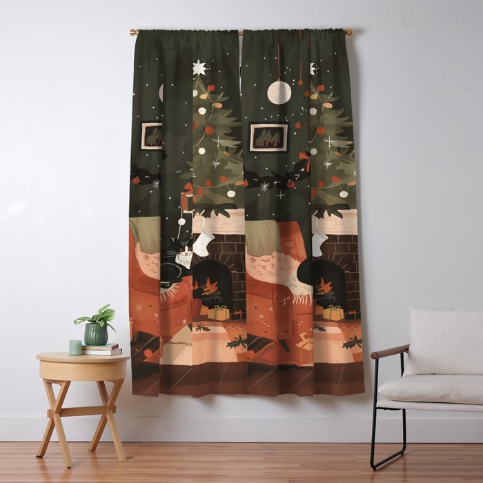 Warm and Festive Window Curtain Gallery Image 5