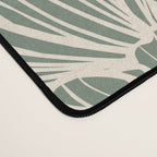 Decorative Nature Pattern, Sage Green and Ivory, Floral Prints Desk Mat Gallery Image 4