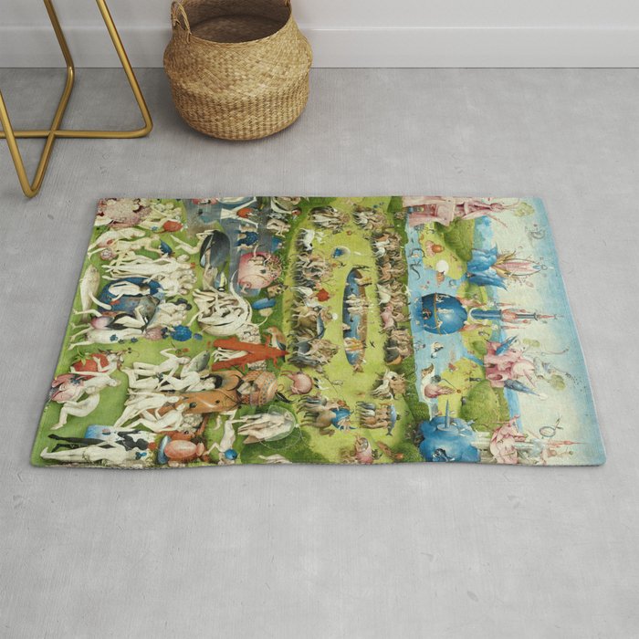 The Garden of Earthly Delights by Hieronymus Bosch Rug Gallery Image 1