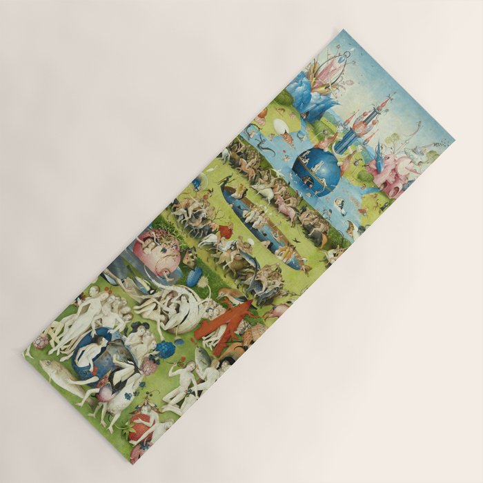 The Garden of Earthly Delights by Hieronymus Bosch Yoga Mat Gallery Image 1