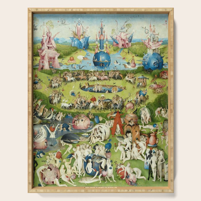 The Garden of Earthly Delights by Hieronymus Bosch Serving Tray Gallery Image 1