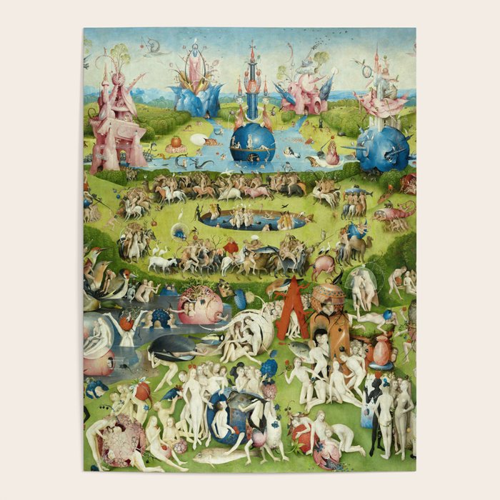 The Garden of Earthly Delights by Hieronymus Bosch Poster Gallery Image 1