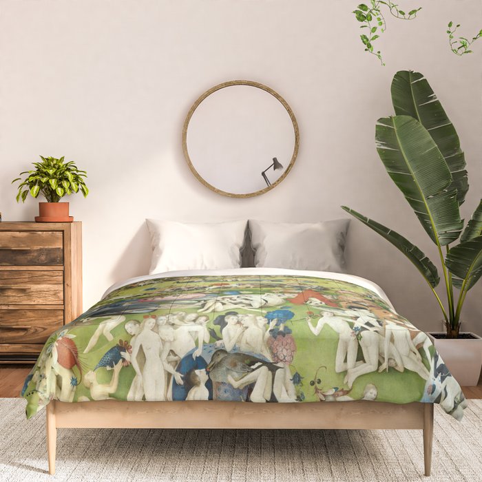 The Garden of Earthly Delights by Hieronymus Bosch Comforter Gallery Image 3