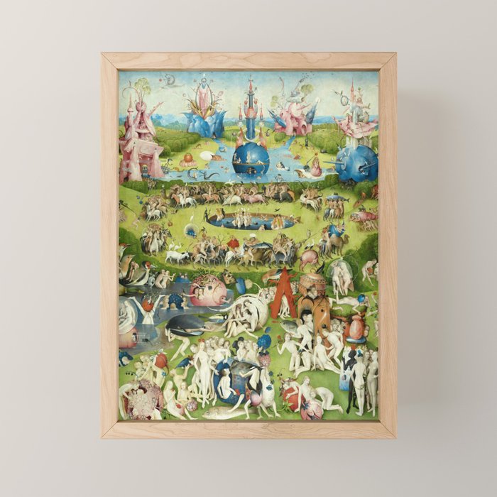 The Garden of Earthly Delights by Hieronymus Bosch Mini Art Print Gallery Image 1