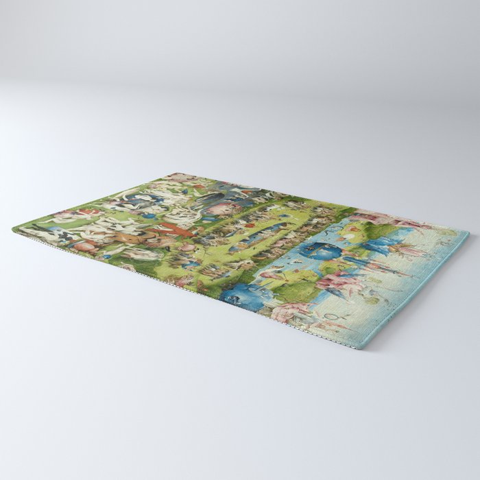 The Garden of Earthly Delights by Hieronymus Bosch Rug Gallery Image 3