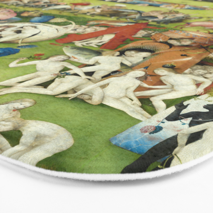 The Garden of Earthly Delights by Hieronymus Bosch Bath Mat Gallery Image 3