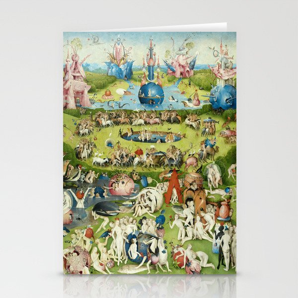 The Garden of Earthly Delights by Hieronymus Bosch Stationery Card Gallery Image 1