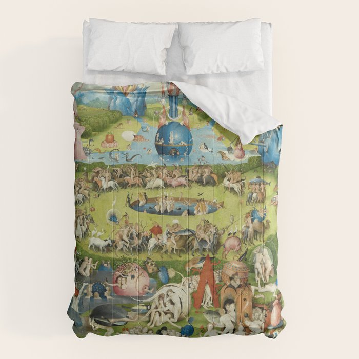 The Garden of Earthly Delights by Hieronymus Bosch Comforter Gallery Image 6