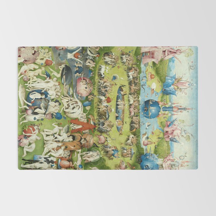 The Garden of Earthly Delights by Hieronymus Bosch Rug Gallery Image 2
