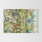 The Garden of Earthly Delights by Hieronymus Bosch Rug Gallery Image 2