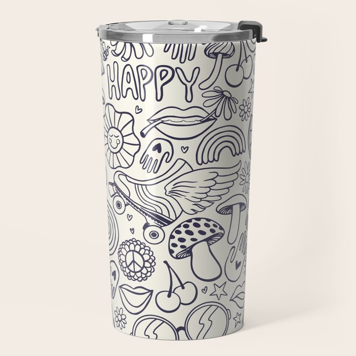 Love Happy Travel Mug Gallery Image 2