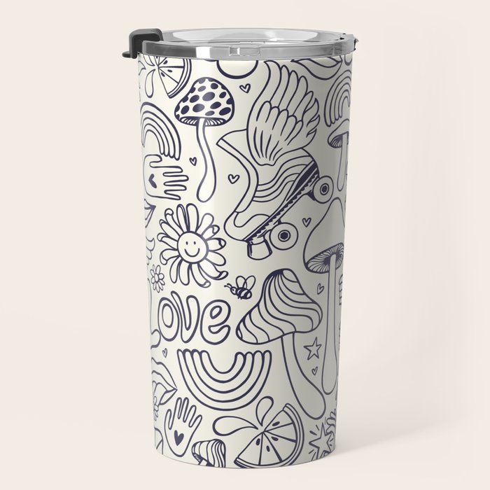 Love Happy Travel Mug Gallery Image 3