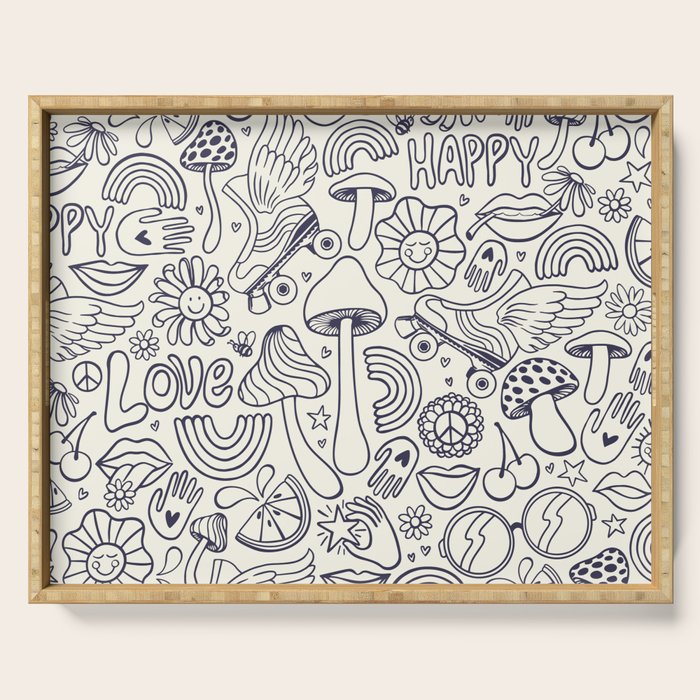 Love Happy Serving Tray Gallery Image 1