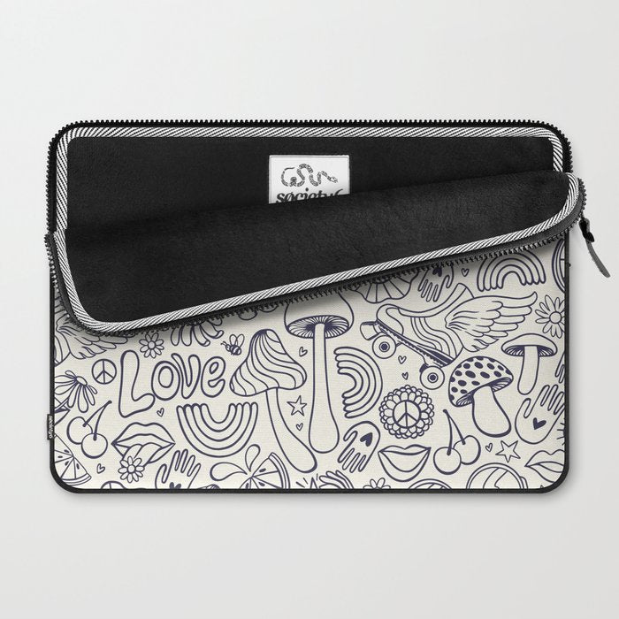 Love Happy Laptop Sleeve Gallery Image 2