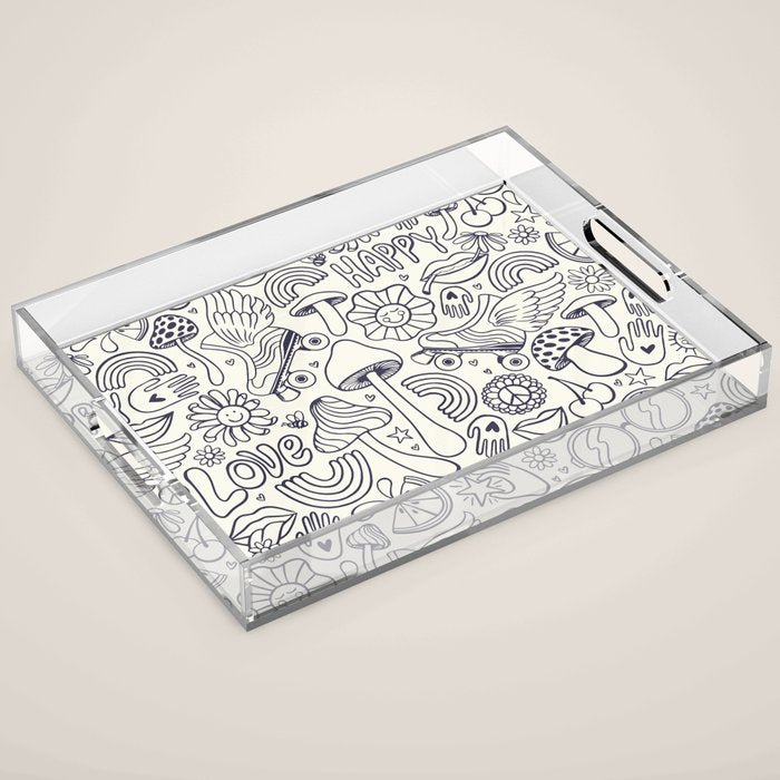 Love Happy Acrylic Tray Gallery Image 1
