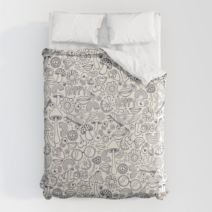 Love Happy Duvet Cover Gallery Image 1