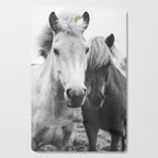 Black and White Horses Cutting Board Gallery Image 1