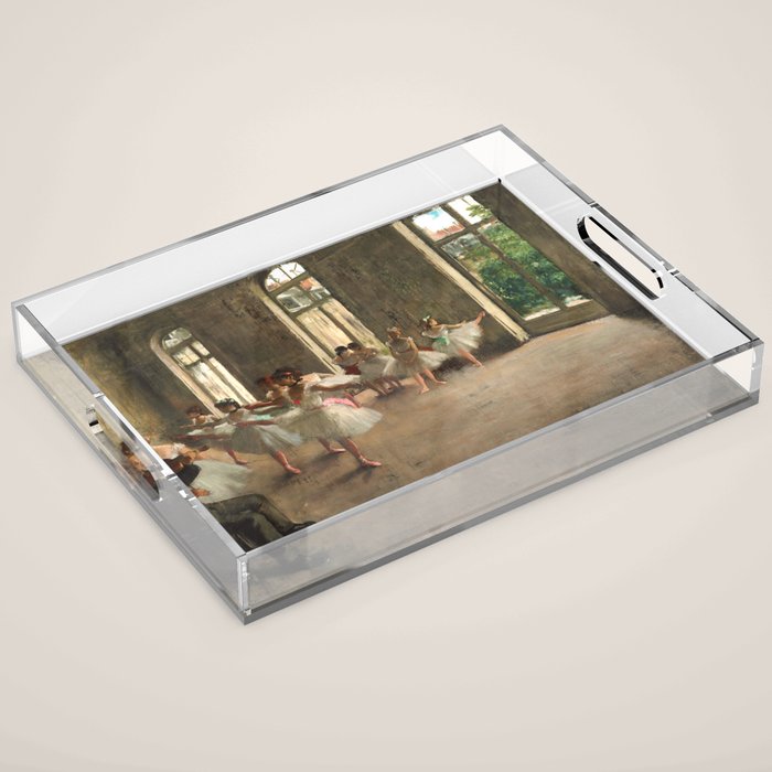 Edgar Degas "Ballet examination" Acrylic Tray Gallery Image 1