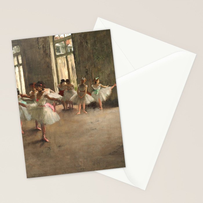 Edgar Degas "Ballet examination" Stationery Card Gallery Image 2