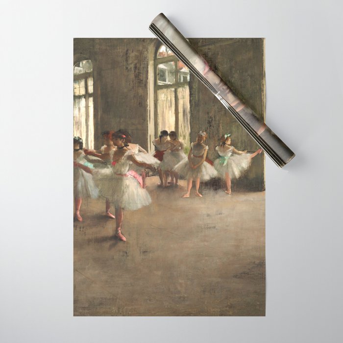 Edgar Degas "Ballet examination" Wrapping Paper Gallery Image 1