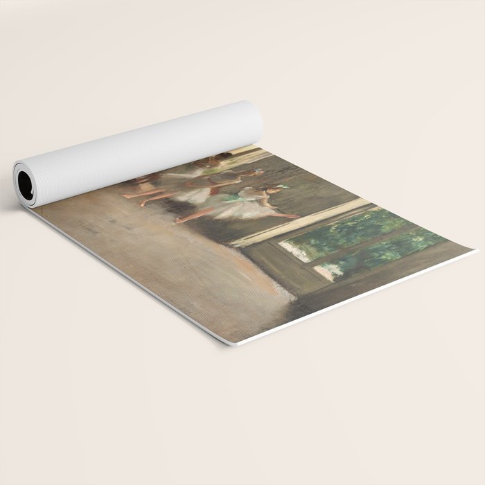 Edgar Degas "Ballet examination" Yoga Mat Gallery Image 2